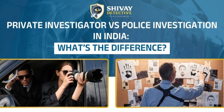 Private Investigator vs Police Investigation in India What’s the Difference